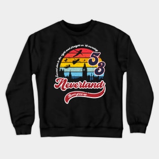 Never grow up Crewneck Sweatshirt